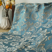Haute qualité 100% polyester tissé fil teint personnaliser mode 3D or fleur fil teint brocart Jacquard tissus