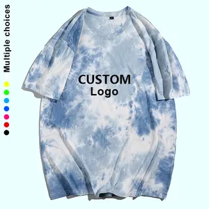 Trend Summer Men's And Women's Custom 2021 Short Sleeve Men's And Women's Tie Dyed High Quality T-Shirt