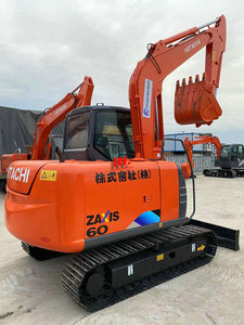 Mini-excavatrice Hitachi ZX60 6 tonnes à moteur Cummins, type chenille, sûre et fiable, certifiée, matériel d'occasion, modèle 2024, vente chaude mondiale - Product Image 2