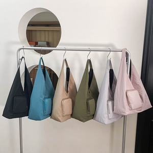 Sac à main de voyage pour étudiants, sac de shopping grande capacité, sac fourre-tout à bandoulière simple pour femme, vente en gros - Product Image 1