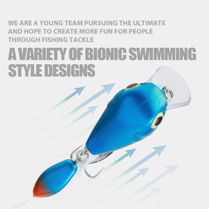 Leurre flottant TGD Best Minnow Crankbait 5g 38mm pour la pêche au bar, à la truite et au <span class=keywords><strong>brochet</strong></span>, leurre artificiel dur double section - Product Image 4