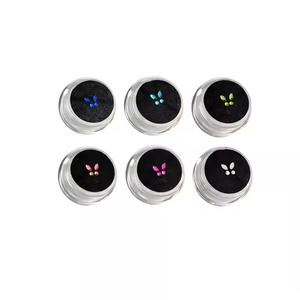 En stock Brillante Blanco Azul Verde <span class=keywords><strong>Rosa</strong></span> Rojo 2x4mm Diseño <span class=keywords><strong>de</strong></span> mariposa <span class=keywords><strong>Diamante</strong></span> <span class=keywords><strong>de</strong></span> imitación <span class=keywords><strong>Diamante</strong></span> Diente Gemas - Product Image 3