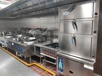 FEELART Équipement de cuisine professionnel en acier inoxydable, cuisinière à gaz grande capacité, cuiseur vapeur, marmite à soupe, économie d'énergie, nouveau