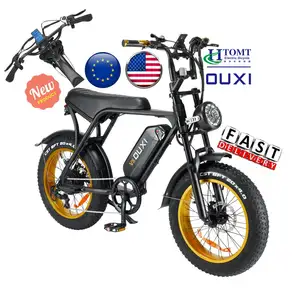 V8 OUXI US Warehouse Fatbike 250w All Terrain Electric Bike 1000w Fat Tire Mountain Ebike 48v 30ah MTB