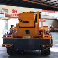 Mini-grue araignée sûre et fiable avec système de stabilisateurs hydrauliques à vendre