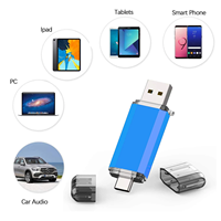 Clé USB C en métal OTG 3.0 de 64 Go avec logo personnalisé, garantie 1 an, vente en gros à prix réduit