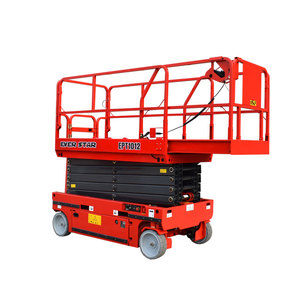 Piattaforma di Lavoro Cingolata 4-14M, Sollevatore a Forbice Industriale, Piattaforma di Sollevamento Aerea Mobile Elettroidraulica - Product Image 5