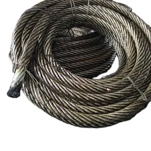 粗绳直径60毫米6x37 + IWRC未镀锌钢丝绳