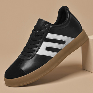 Zapatillas Casuales de Cuero Genuino para Hombre, Blancas, Nuevas de Primavera, Estilo Alemán, con Aumento de Altura de 8 cm, para Uso Diario y Trabajo, con Forro de Malla - Product Image 2