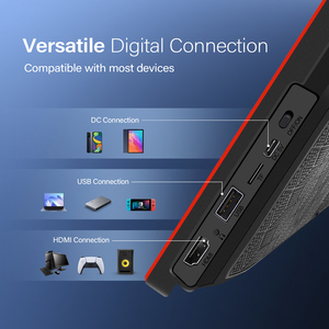 Emodern Small 14.1 Inch Portable LED <strong>TV</strong> with for Interface OEM Compatible Digital Smart <strong>Android</strong> 15 System Full HD - Product Image 5