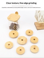 Couvercles en bois avec trous pour bocaux Mason, joints d'étanchéité en silicone pour bocaux en verre, design moderne et simple, marque Yusheng, transfrontalier