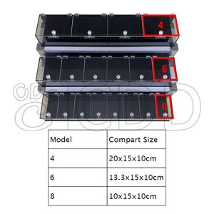 Custom Wholesale Table Top PVC Acrylic Clear Black Reptile Terrarium/<strong>Vivarium</strong> Display Case <strong>Stand</strong> Size Options <strong>for</strong> Expo Supplies - Product Image 5