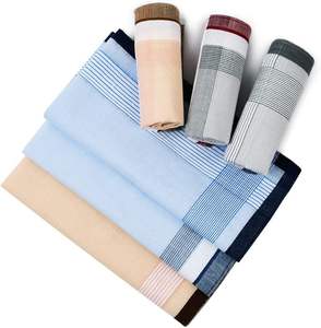 Mouchoirs en <span class=keywords><strong>coton</strong></span> rayés 40x40cm, teints en fil, <span class=keywords><strong>pour</strong></span> hommes, vente en gros en vrac, directement <span class=keywords><strong>de</strong></span> l'usine OEM, idéal comme <span class=keywords><strong>cadeau</strong></span>, lot <span class=keywords><strong>de</strong></span> douze. - Product Image 5