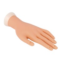 Main pliable en silicone, doigts souples, modèle pour pratique Nail Art, manucure, Design formation, Salon de beauté, main mobile