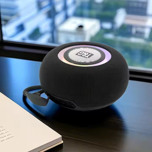 TG411 TWS Stoff-Rundlautsprecher Bluetooth Heim-<span class=keywords><strong>Desktop</strong></span> Tragbarer Subwoofer LED-Licht Kabelloser Lautsprecher - Product Image 6