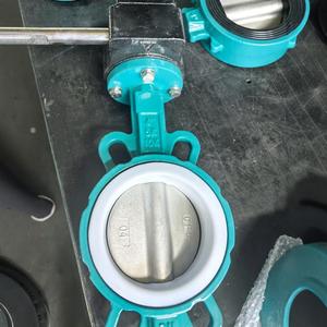 New sealed Ductile Iron Butterfly D371J-16Q Rubber-lined Room Temperature Water Quick-opening - Product Image 3