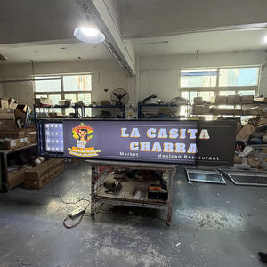 ป้ายไฟ LED กล่องไฟอะลูมิเนียมสี่เหลี่ยมผืนผ้า ขนาด 15*6 ฟุต/457*183 ซม. ผลิตตามสั่ง ป้ายโฆษณาติดผนัง ทนทานต่อสภาพอากาศ สำหรับธุรกิจ บริษัท โรงพยาบาล - Product Image 5