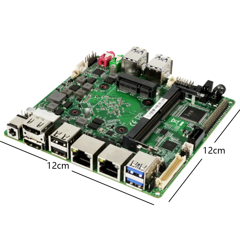 Gemini Lake J4125 processeur SOC DDR4 industriel intégré 8 USB 2 LAN Nano carte mère itx