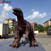 Dinosaure gonflable géant de 7 m de long, modèle réaliste de T-Rex pour la décoration d'événements de parcs à thème