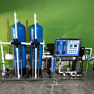 AQUASHAKTI 3000 L/heure, station de purification d'eau RO commerciale avec pompe et contrôle PLC - Product Image 1