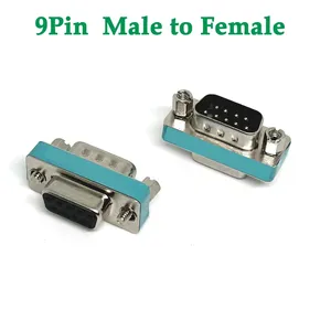 120 ohm 9Pin DB9 mâle à femelle/mâle à mâle/femelle à femelle/Mini adaptateur de changement de sexe 485 connecteur de prise série