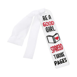 Marcapáginas de Cinta Acrílica Estilo <span class=keywords><strong>Instagram</strong></span>, Marcapáginas Promocionales con Colgantes de Cinta, Venta Caliente - Product Image 6