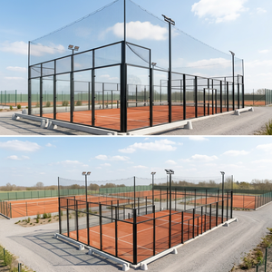 Proveedor de Equipamiento para Pistas de Pádel Clásicas, <span class=keywords><strong>Deportivas</strong></span>, Duraderas, de Acero/Vidrio/Exterior, de Tamaño Personalizado, Pista de Pádel PD-03 - Product Image 2