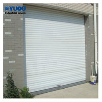Entrepôt extérieur industriel portes roulantes en métal aluminium volets roulants électriques extérieurs en aluminium