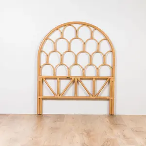 Tête de lit en rotin de haute qualité Tenture murale Décoration OEM Décoration murale naturelle faite à la main OEM Vietman Handmade HNH Craft - Product Image 5