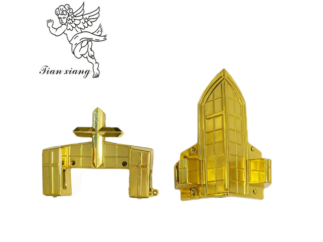 Model 12-B in Stock the Cheapest High Quality Plastic Coffin Corner Funeral Accessories Hardware for Casket Corners