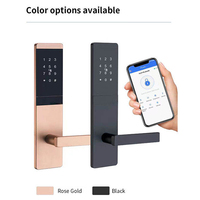 Système de gestion unifiée en gros, haute sécurité, clavier tactile TTlock, plusieurs modes de déverrouillage, serrure de porte intelligente pour maison, appartement, hôtel