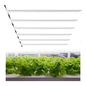 Lampu tumbuh LED T8 kustom tabung tahan air spektrum penuh untuk hidroponik pertanian vertikal tenda penumbuh tanaman tiruan pertumbuhan Vegs