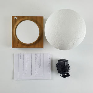 Lampe lunaire à lévitation magnétique décorative d'art moderne, lampe de bureau flottante à LED blanc chaud, contrôle tactile, intensité réglable, pour la maison - Product Image 5