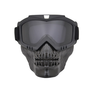 Masque de protection pour le visage Anroer avec lentille anti-rayures, anti-poussière, pour la conduite de moto, adulte 836 # - Product Image 2