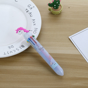 New 10-Color Ballpoint <strong>Pen</strong> for Girls Creative Cartoon Silicone with Heart Design Cute Push Multi-Colored Student <strong>Pen</strong> - Product Image 5