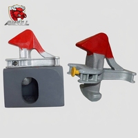 Ambull Factory Wholesale Sand Blasted CNC Machined Hot Dip Galvanized Casting Steel Container Midlock Automatic Fixing Cone