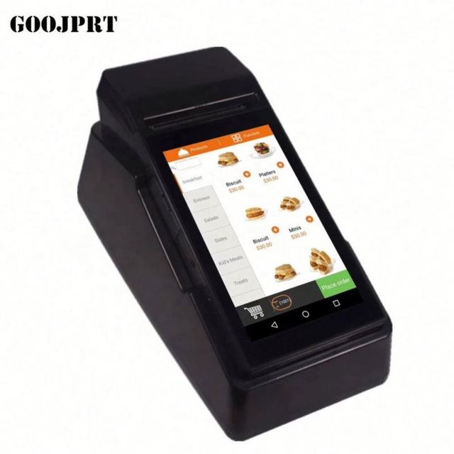 Mini Mobile Android 6.0 Rugged PDA 80mm Built-in Thermal Printer Smart Pos Handheld Pda With Printer