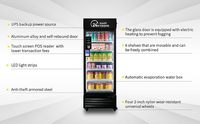 Distributeur automatique réfrigéré HAHA Vending 440 avec compresseur AI, compatible aliments frais, 300-600 unités, prise US, SDK, 4G, Wi-Fi