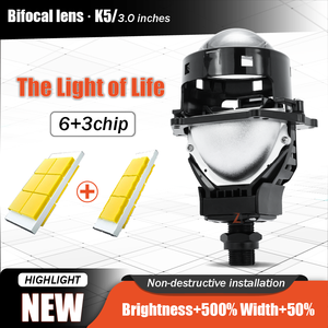 Projecteur Bi-LED 12V H/L Beam Zdp07 42000Lm 6000K 3.0 pouces pour voiture H4 H7 <span class=keywords><strong>Hb3</strong></span> 9005 IP67 - Product Image 3