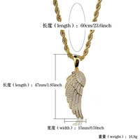 Pendentif Mini Ange Vintage en Or et Argent avec Diamants CZ pour Collier - Bijoux Tendance