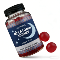 Gommes de mélatonine de qualité alimentaire OEM en forme d'ours extrait par solvant emballé dans une bouteille