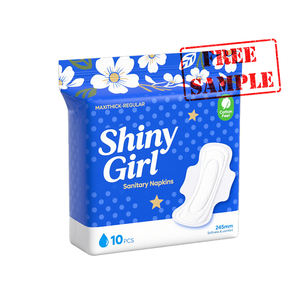 Serviettes hygiéniques maxi/super ultra-fines pour femmes, en coton doux, respirantes, avec ailettes, haute absorption, protection contre les fuites, économiques - Product Image 1