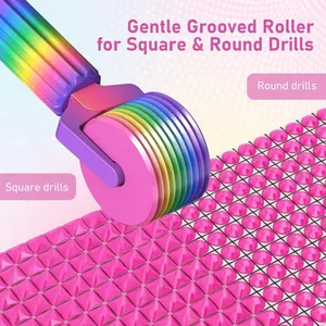 Rouleau de peinture diamantée, outil détachable pour redresser et presser les strass pour la broderie diamantée - Product Image 5