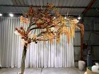 Panneaux muraux en feuilles vertes de plantes artificielles Bagang, mur végétal artificiel, mur de plantes suspendu, décoration murale en fleurs en plastique