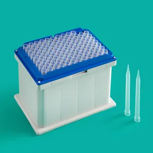 Laboratory Black 300ul Plastic Conductive Evolis Pipette Tips With Filter Rack Package