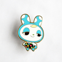 Broche personnalisée en émail pour insigne en métal personnalisé de dessin animé de célébration mignonne en gros