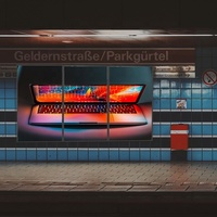 EKAA 3000/4000 Nits Tanpa Kipas 43 Inci Layar LCD Satu Sisi Menghadap Jendela untuk Signage Digital di Etalase Toko