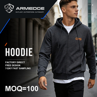 Sudadera con Capucha Personalizada OEM, Algodón, Poliéster, Spandex, 350gsm, Piqué, Capa de Aire, Bordado, Uniforme de Equipo, MOQ100