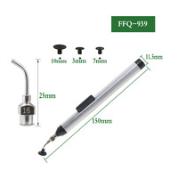 Stylo d'aspiration à vide 939 avec 3 têtes de retrait, pompe à ventouse et pince de préhension pour puces CMS