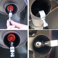 Simulateur de son universel pour voiture, sifflet turbo, S/M/L/XL, dispositif de refit pour véhicule, tuyau d'échappement, sifflet turbo, silencieux turbo pour voiture